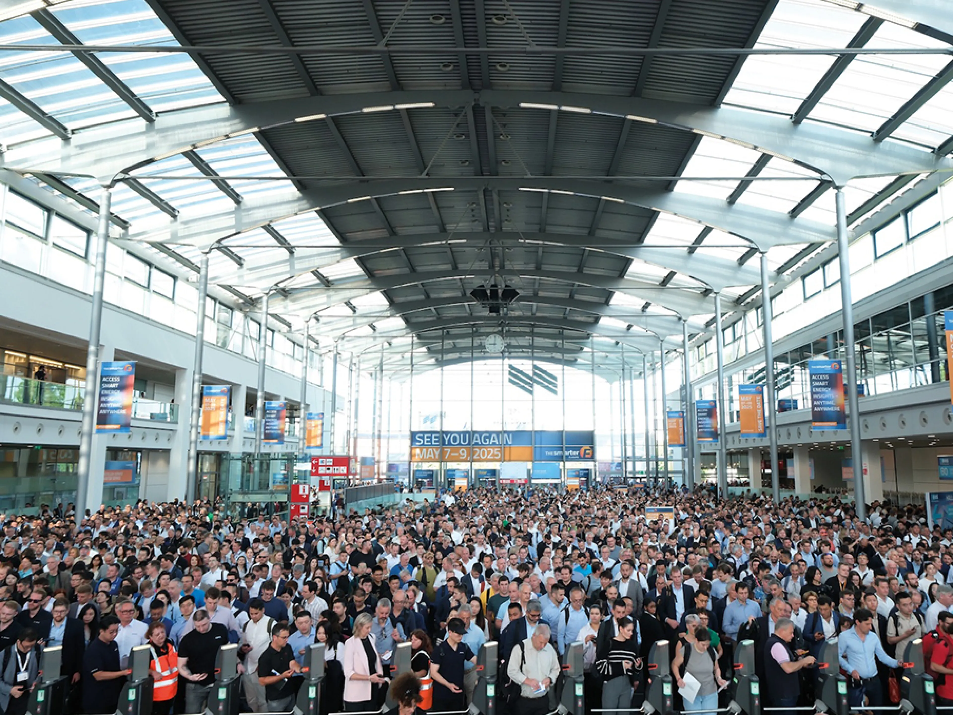 Hohes Interesse an der „The smarter E Europe 2025“, Bild: Solar Promotion Hohes Interesse an der „The smarter E Europe 2025“
