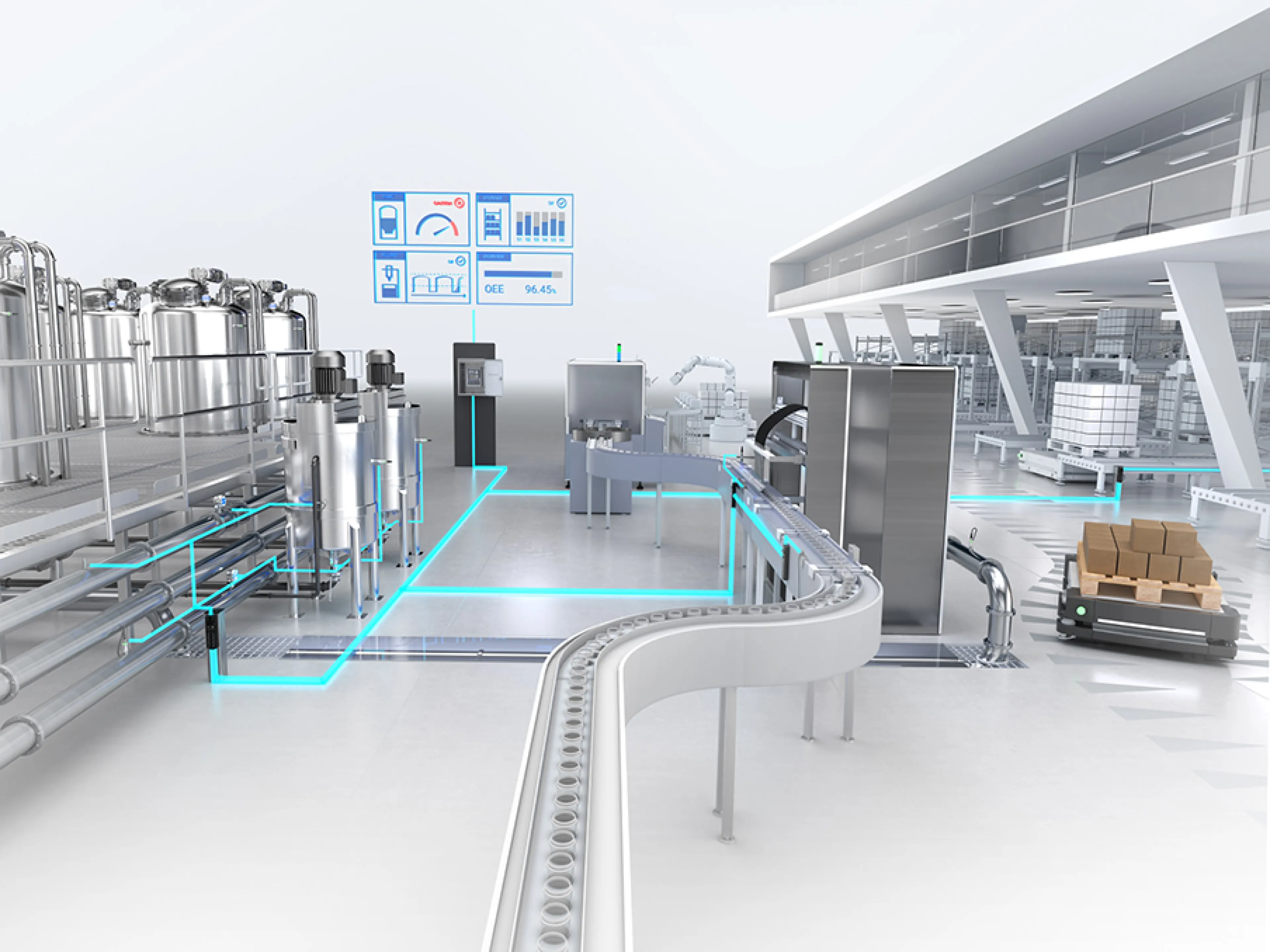 IO-Link ist ein wichtiger Baustein für die Smart Factory. Durch hohe Übertragungsgeschwindigkeiten, Zusatzdaten, vereinfachte Verdrahtung und leichte Integration bietet IO-Link über einen IO-Link-Master entscheidende Vorteile für Automatisierungsprozesse.