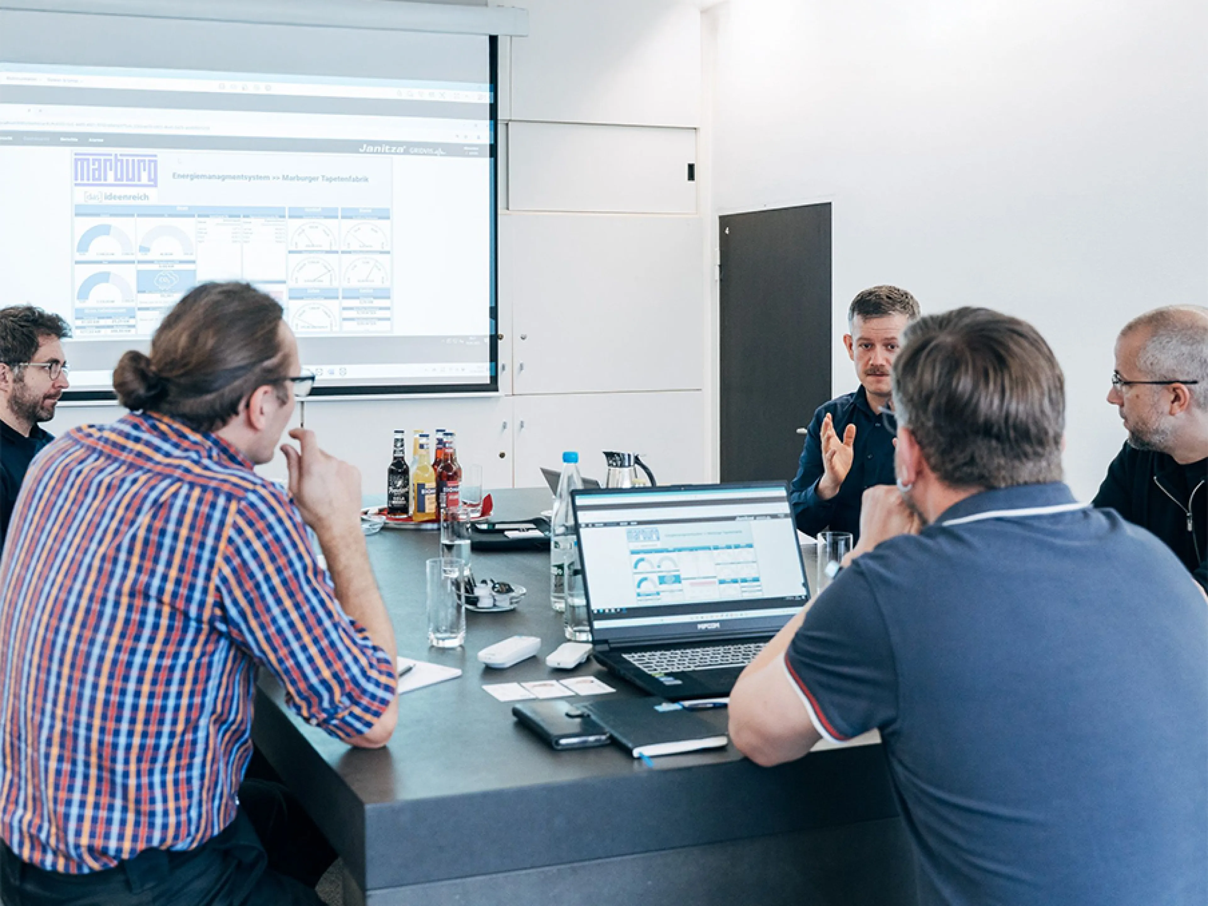 Vor-Ort-Auditierung der Gridvis-Software bei der Marburger Tapetenfabrik