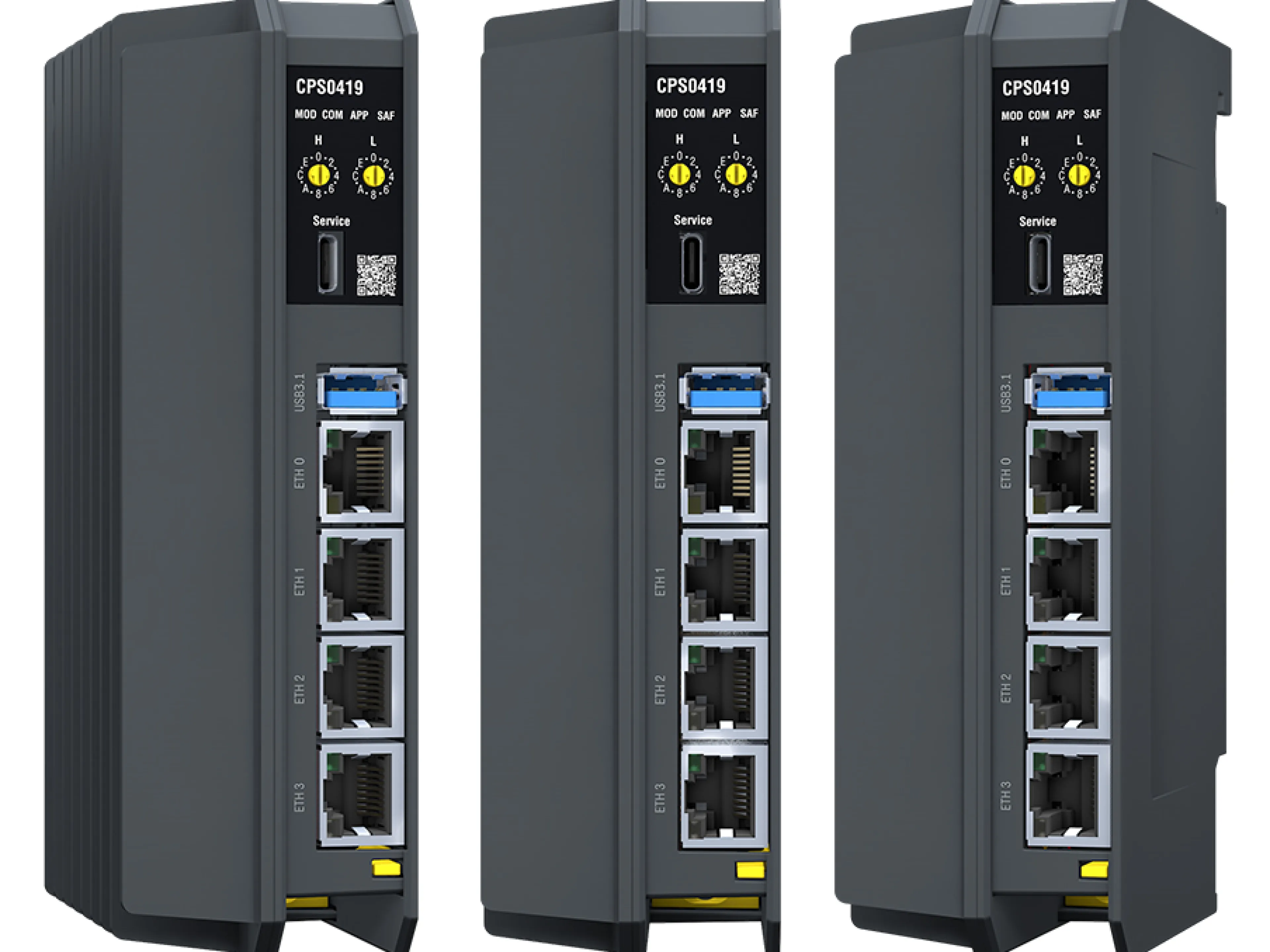 Linux-basierte Steuerung: Die „CPS0419“ mit viermal 1,9 GHz Rechenleistung ist das Flaggschiff der neuen Prozessorreihe im „M100“-Steuerungssystem