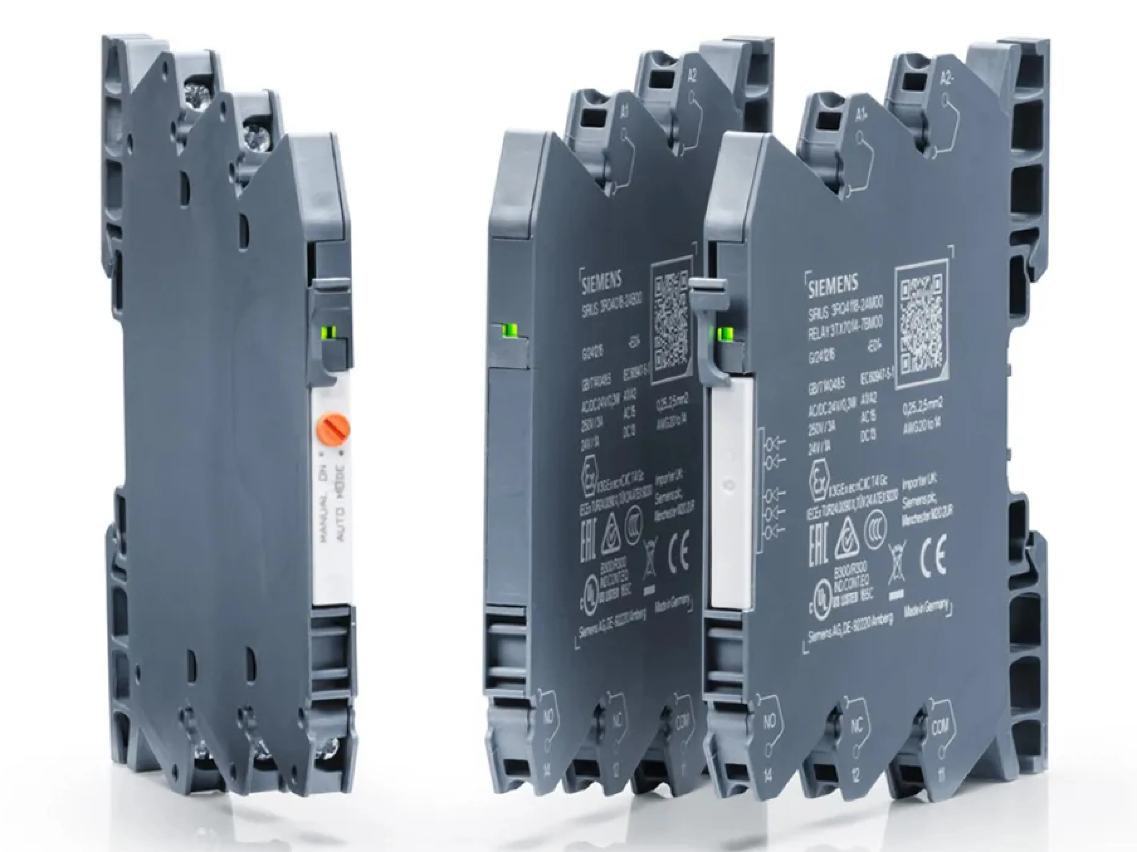 Das neue Koppelrelais von Siemens bietet drei vielseitige Varianten für unterschiedlichste industrielle Anforderungen