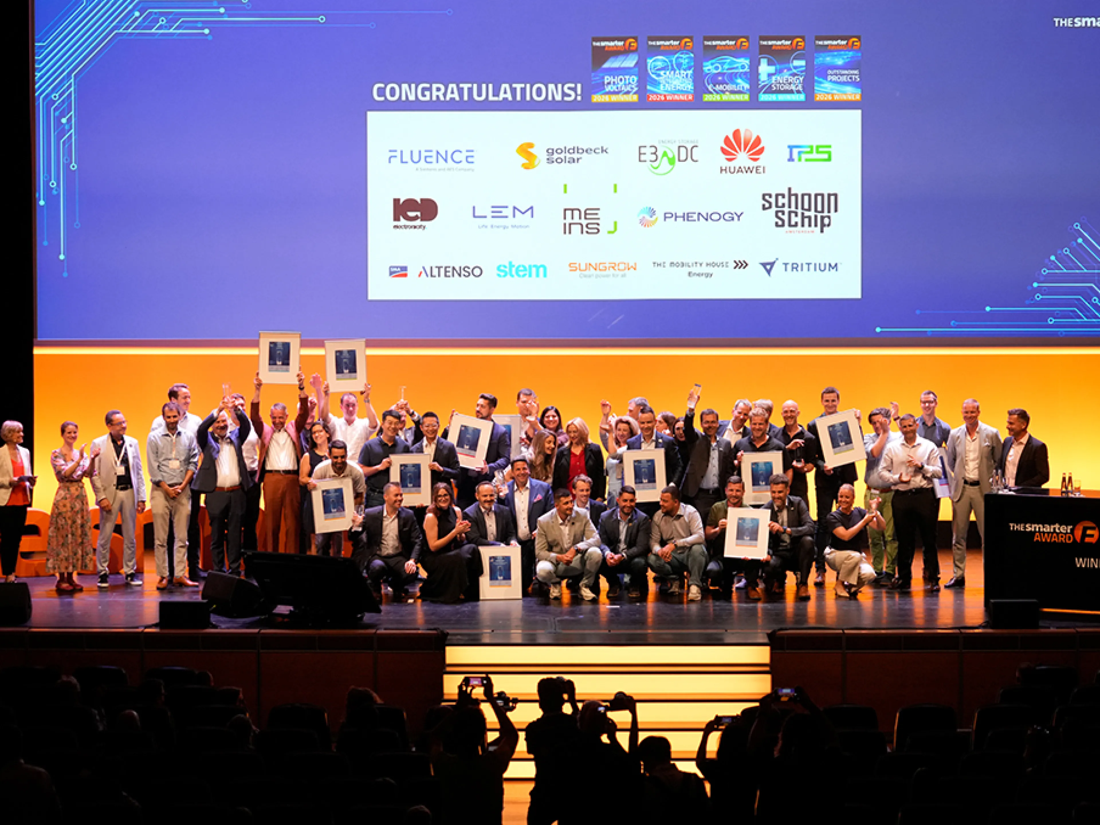 Die Gewinner der „The smarter E Awards 2026“