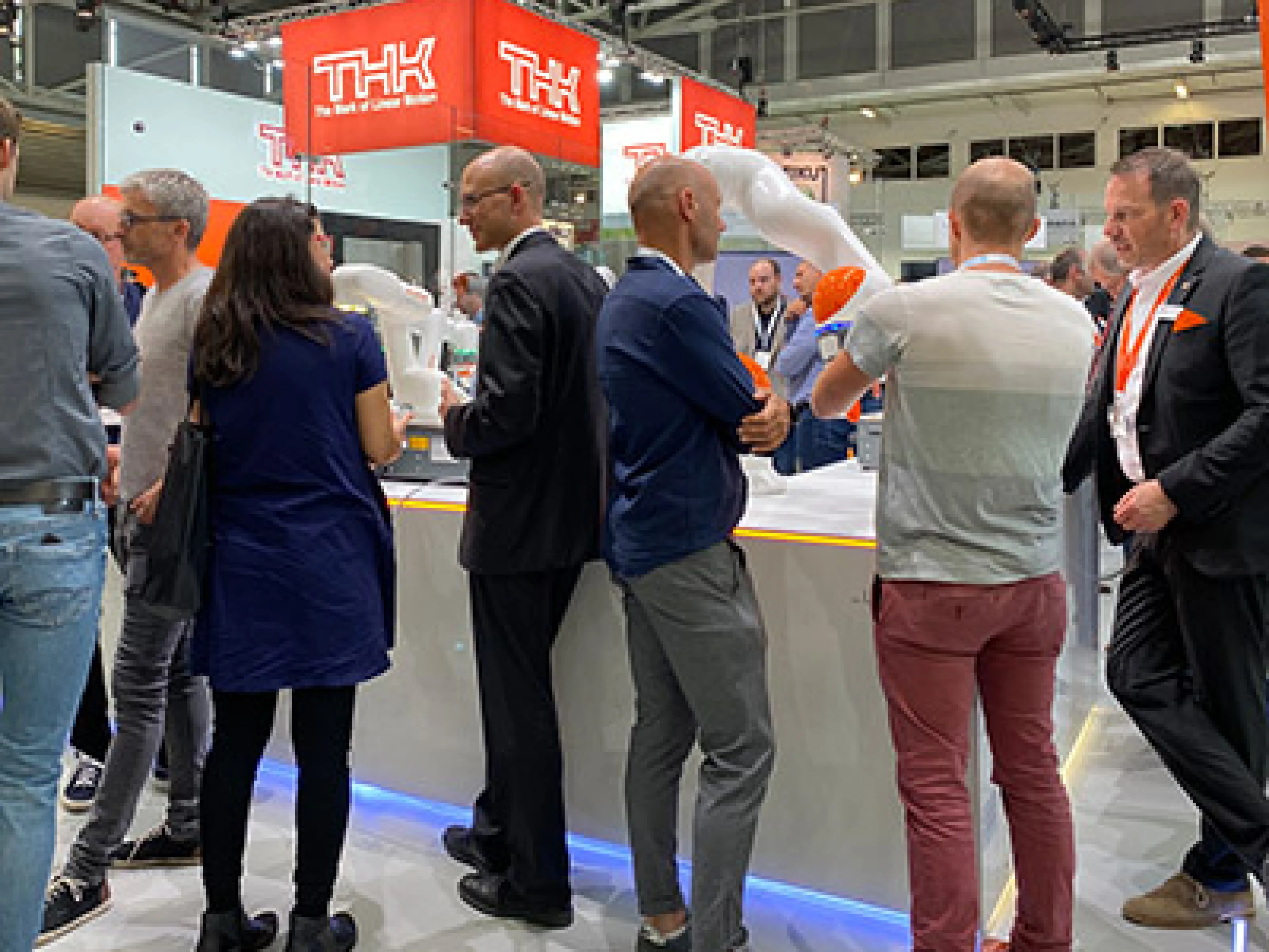 Auf der Automatica 2022 konnten Messebesucher endlich wieder Maschinen in Aktion erleben.