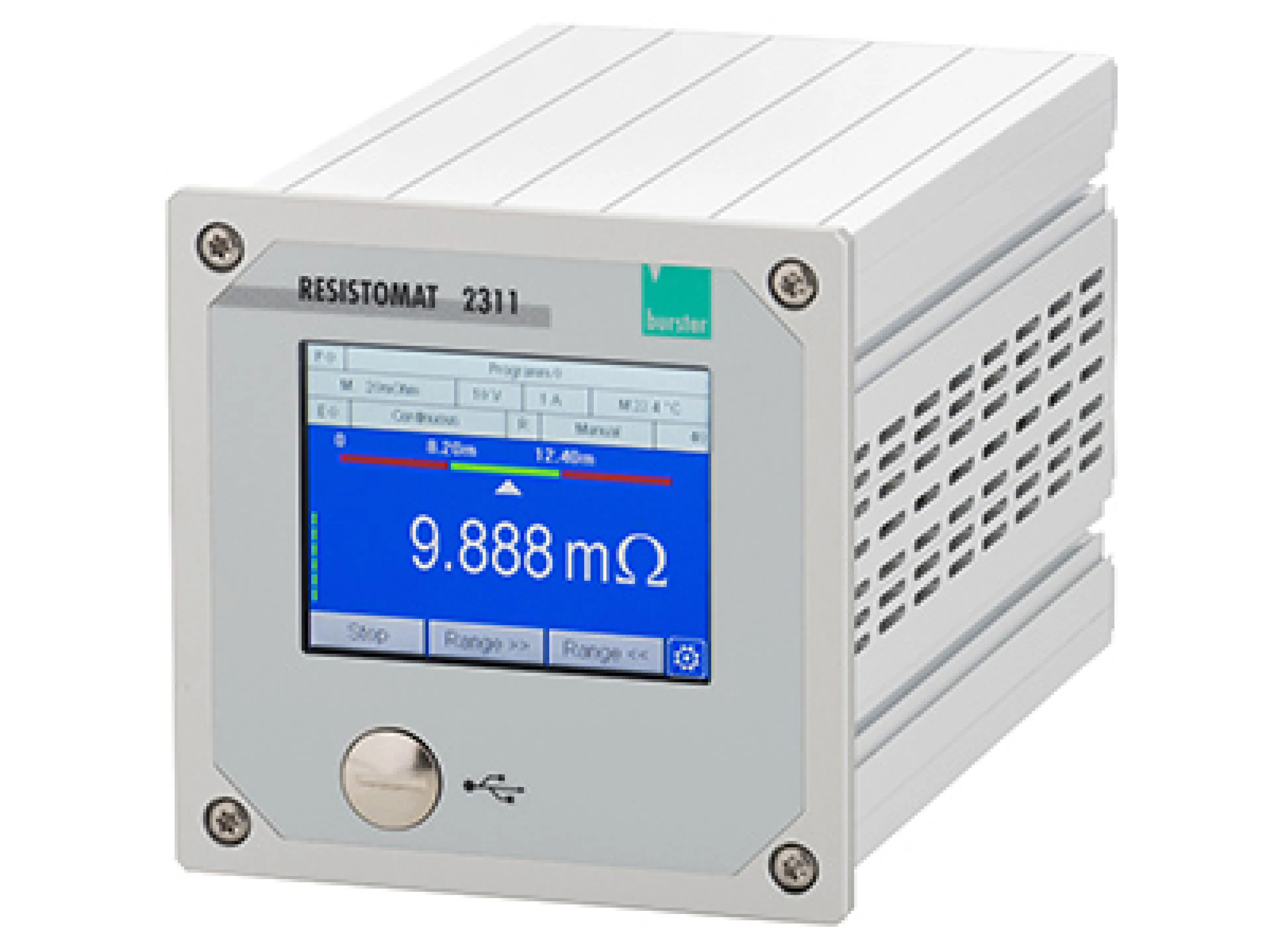 Bis zu 100 Messungen je Sekunde bewältigt das hochpräzise Milliohmmeter