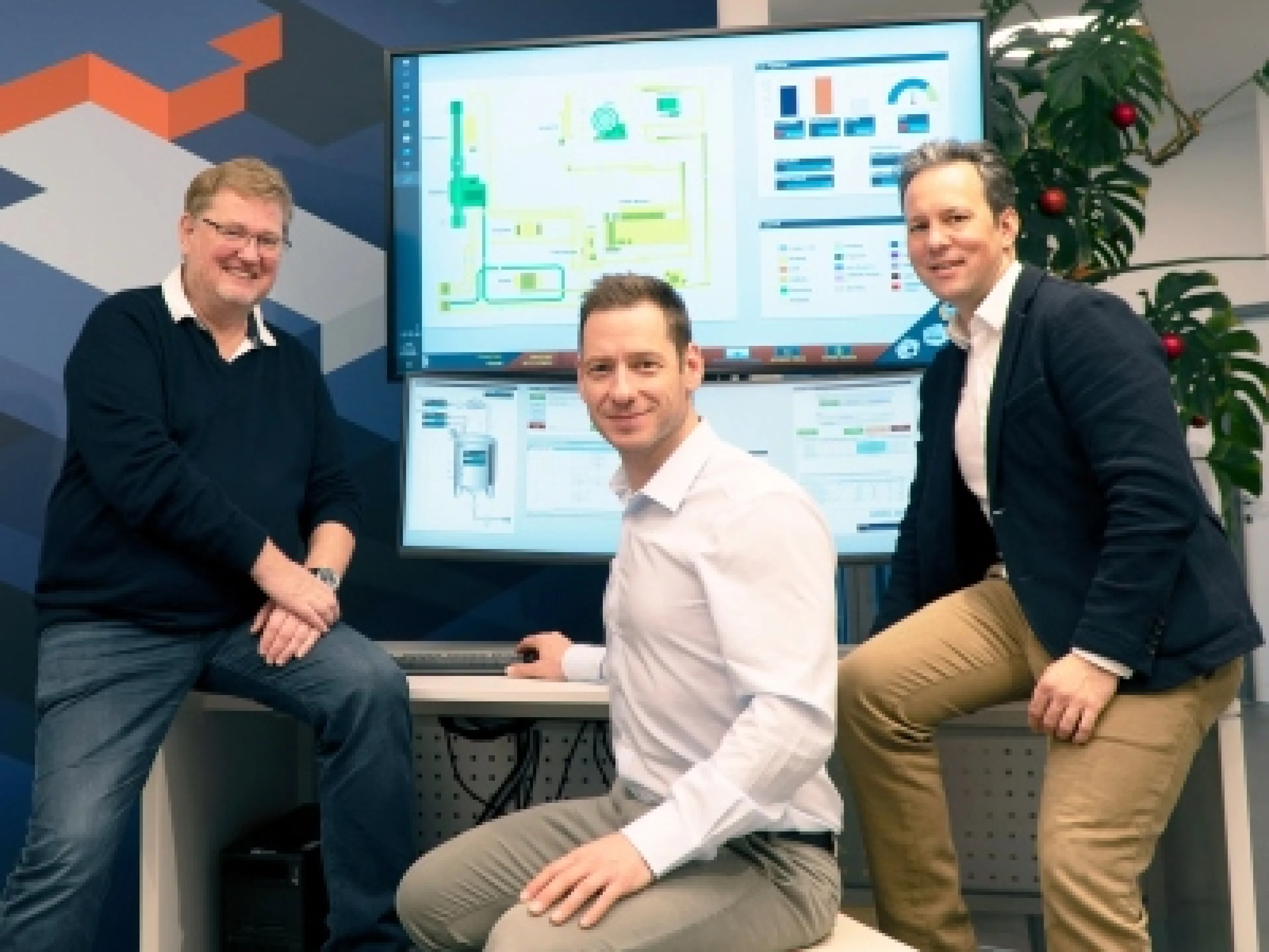 Das Geschäftsführer-Trio von Copa-Data