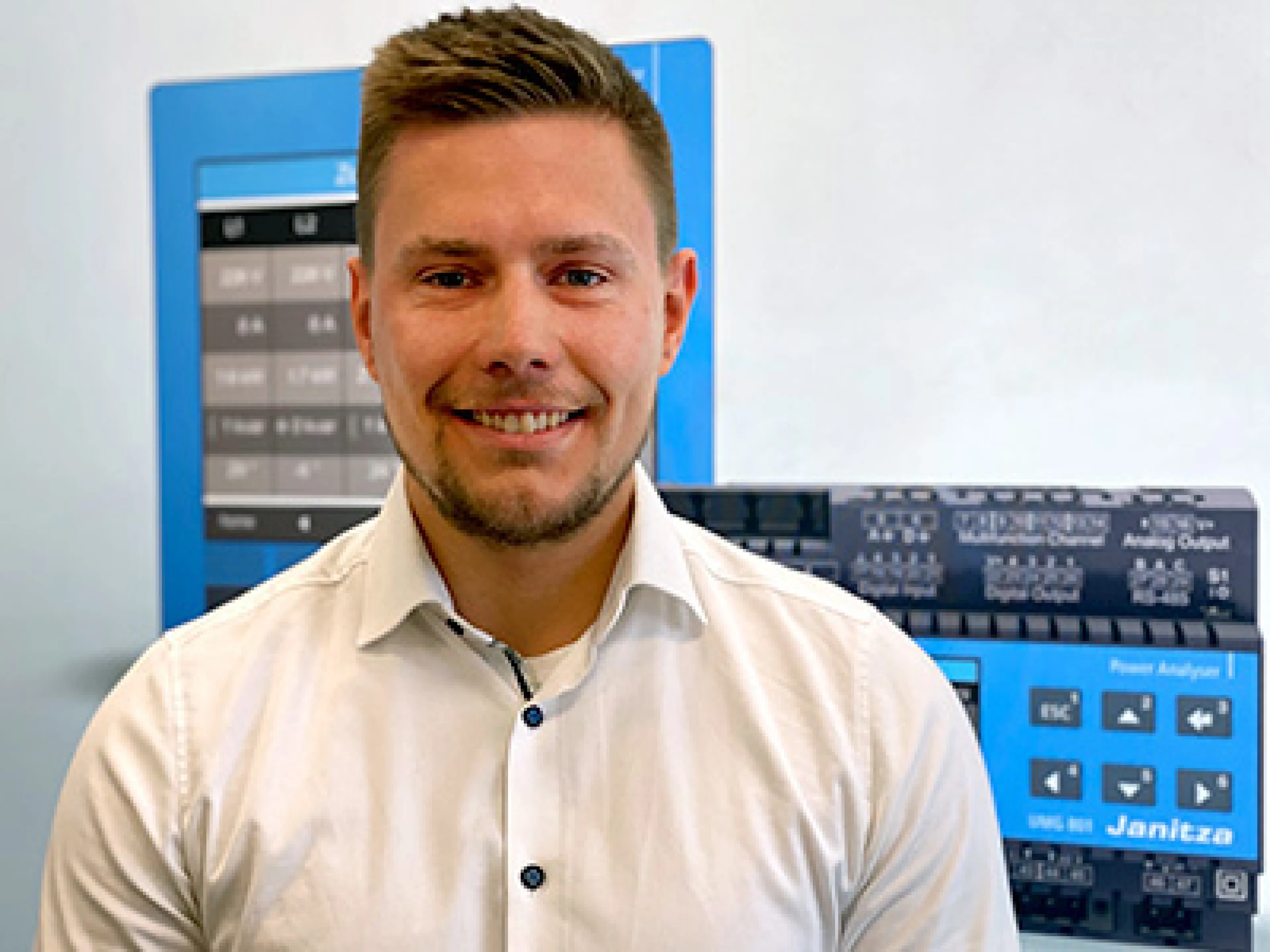 Patrick Steiß, Umwelt- und Energiemanager bei Janitza