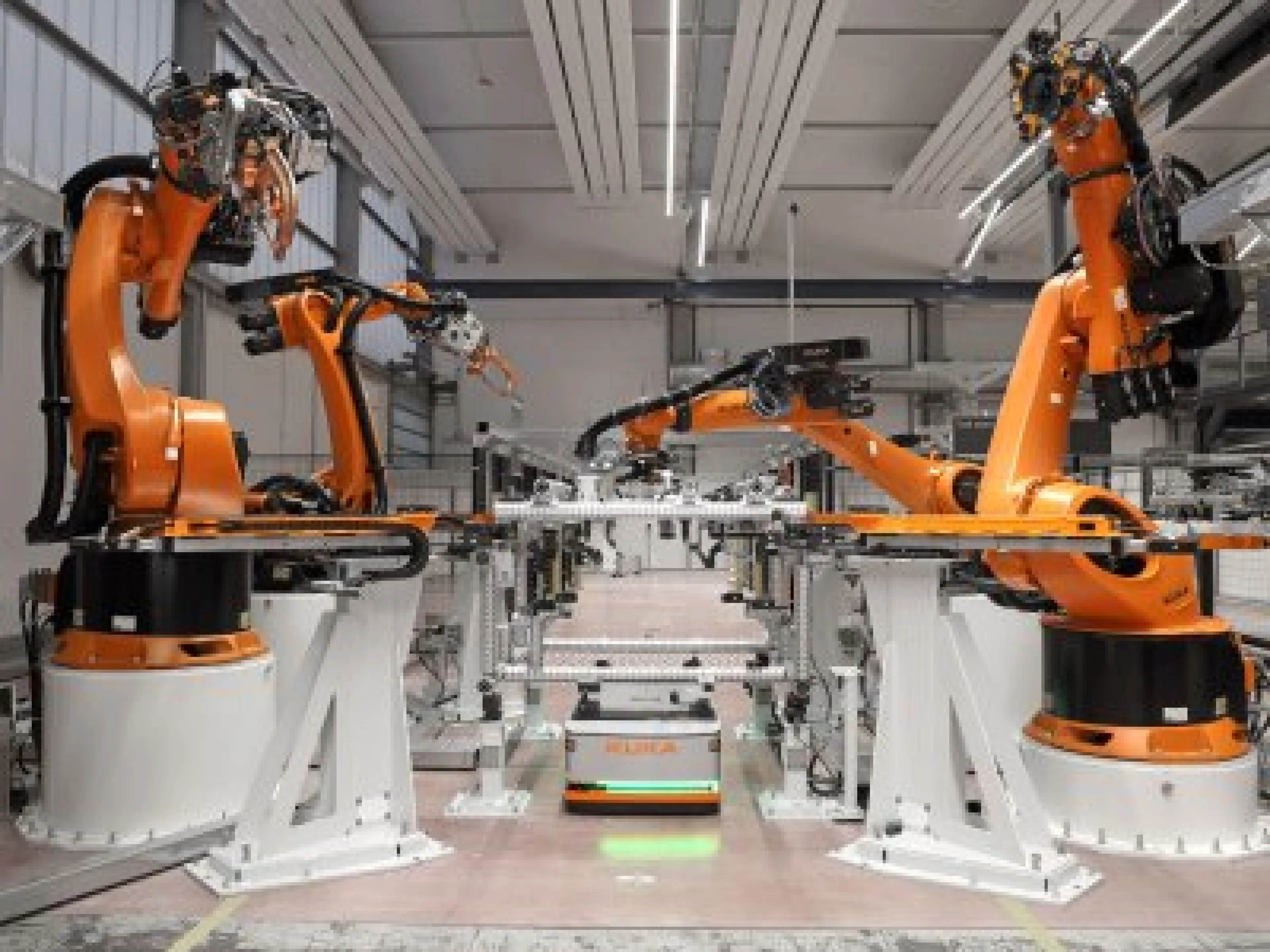 Das Kuka Smart Production Center am Hauptsitz in Augsburg
