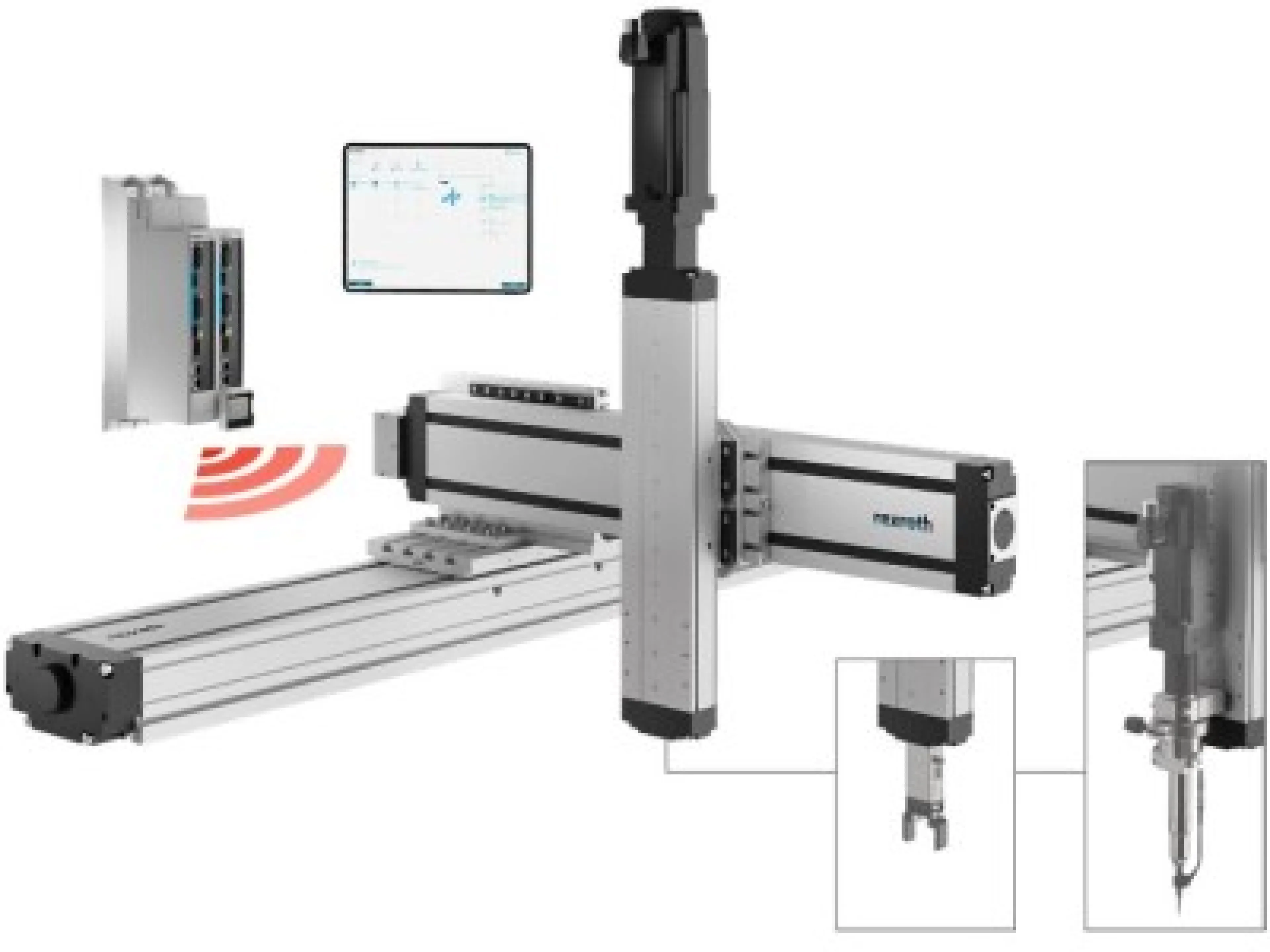 Die Smart Function Kits mit vorinstallierter Software vereinfachen nicht nur die Inbetriebnahme und Programmerstellung, sondern auch die Anbindung externer Peripheriegeräte