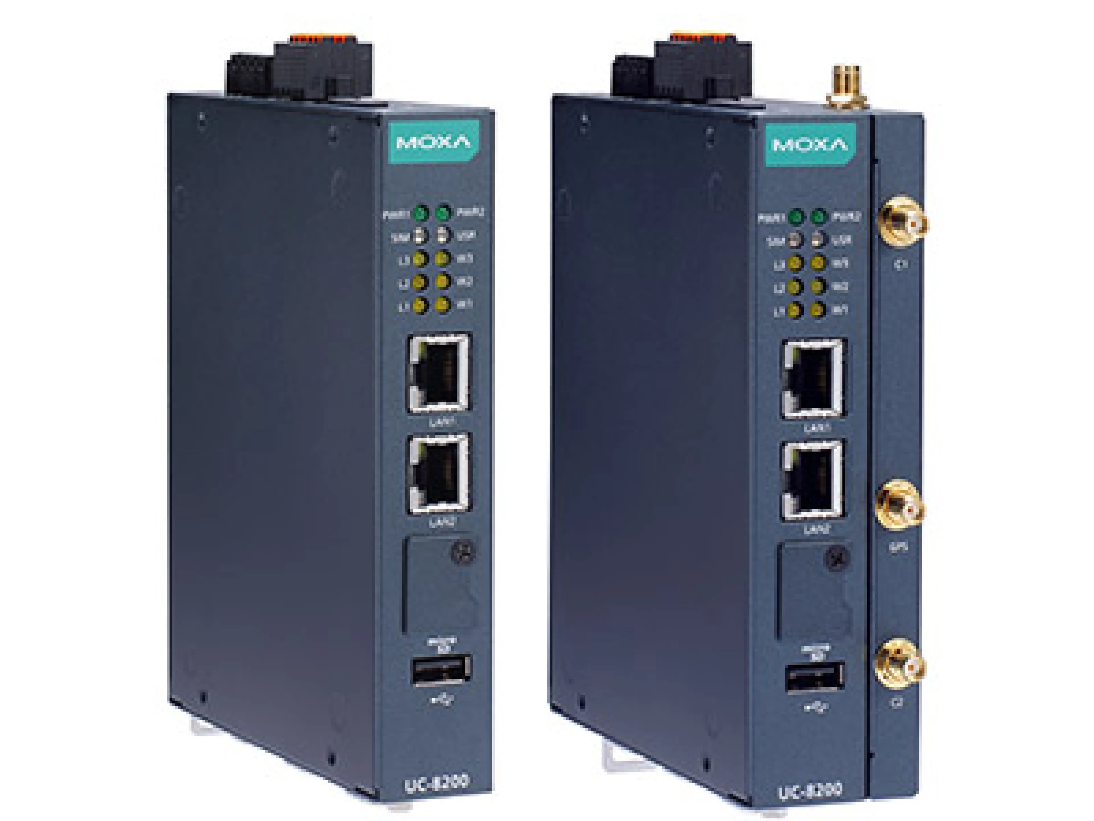 Die Arm-basierten Computer der Serie UC-8200 bieten ein automatisches Failover zwischen Wi-Fi-, Mobilfunk- und Ethernet-Verbindungen für Zuverlässigkeit und hohe Verfügbarkeit
