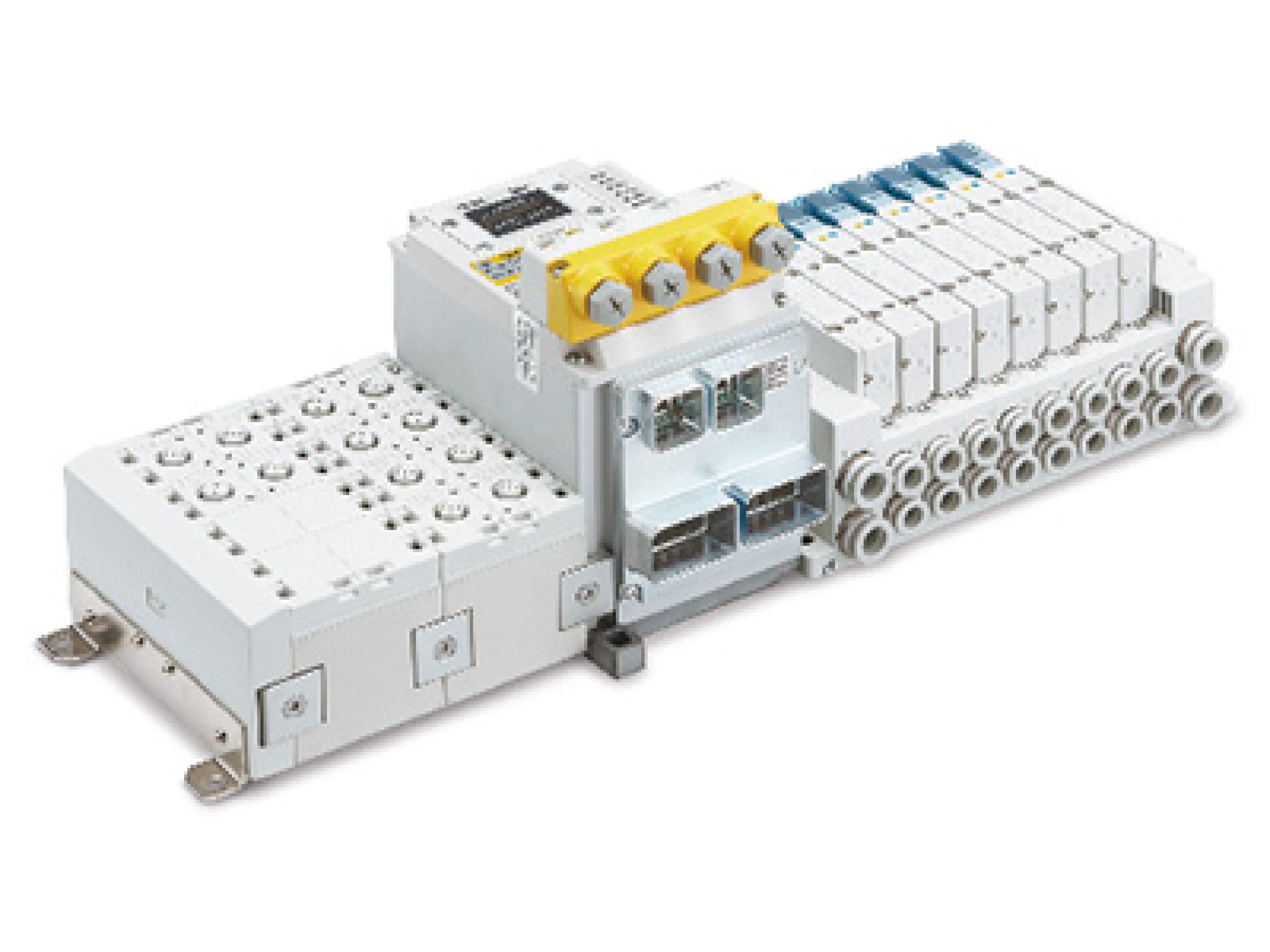 Modulares SMC Feldbussystem der Serie „EX245-FPS1“