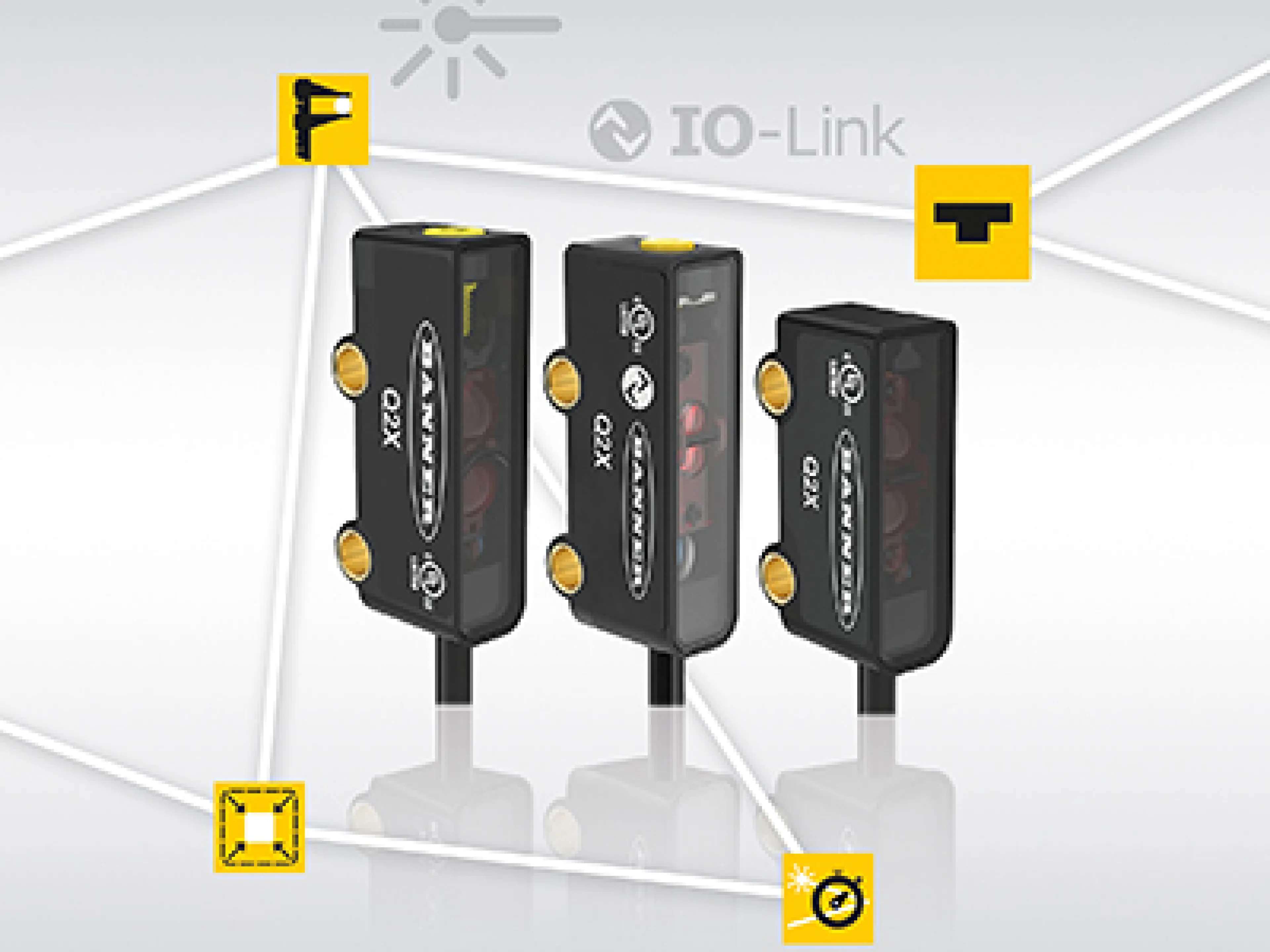Miniatur-Optosensoren Q2X von Banner Engineering mit höchsten Reichweiten und fünf Erfassungsmodi