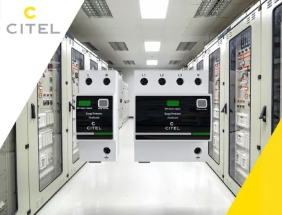 Für den Schutz aller Elektroinstallationen, die eine 100-prozentige Verfügbarkeit voraussetzen, Bilder: CITEL Für den Schutz aller Elektroinstallationen, die eine 100-prozentige Verfügbarkeit voraussetzen