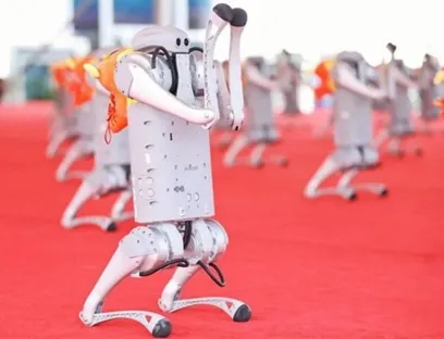 Unitree-Roboter auf der World Robotics Conference 2024 in Peking, Bild: Unitree Unitree-Roboter auf der World Robotics Conference 2024 in Peking