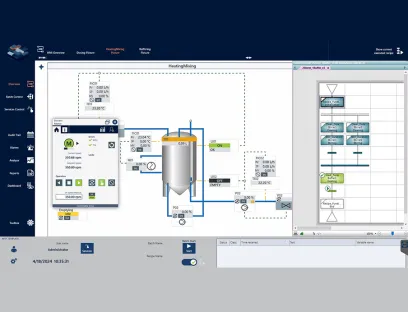 Pharma HMI Anwendung mit Unterstützung des Web Visualization Service in Zenon 14, Bild: Copa-Data Softwareplattform Zenon: Pharma HMI Anwendung mit Unterstützung des Web Visualization Service in Zenon 14