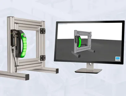Das Safety 4D-Modell simuliert alle Eigenschaften und Funktionen der physikalischen Sicherheitsschaltgeräte, Bild: Schmersal Das Schmersal Safety 4D-Modell simuliert alle Eigenschaften und Funktionen der physikalischen Sicherheitsschaltgeräte.