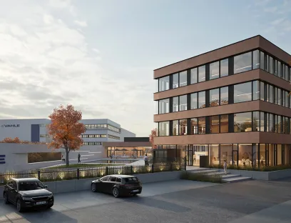 Auf dem neuen Vahle-Campus sollen bis 2027 ein neues Verwaltungsgebäude und moderne Produktionsanlagen entstehen, Bild: Paul Vahle Auf dem neuen Vahle-Campus sollen bis 2027 ein neues Verwaltungsgebäude und moderne Produktionsanlagen entstehen