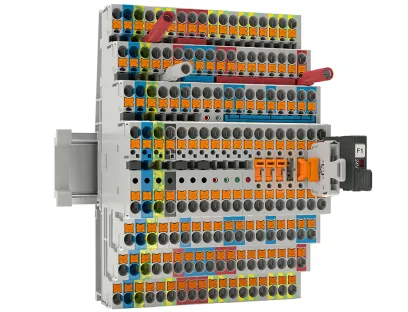 Das Portfolio der Vierstockklemmen „PT 2,5-4L…“, Bild: Phoenix Contact Das Phoenix Contact Portfolio der Vierstockklemmen „PT 2,5-4L…“