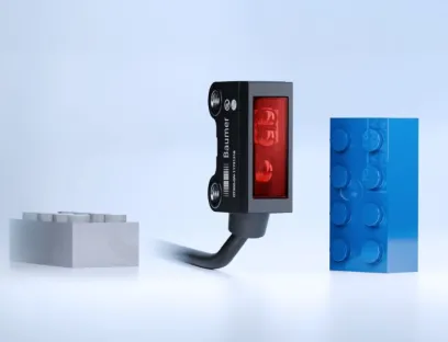 Die neuen Baumer ToF-Sensoren OT200 (Bild) und OT330 bringen die Time-of-Flight-Technologie mit spezifischer Optik und ausgefeilter Algorithmik auf die nächste Stufe. Typische Anwendungsfelder sind Intralogistik, Gerätebau sowie Solar- und Halbleiterfertigung.