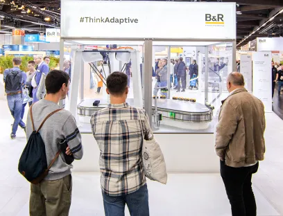 B&R läutet nach eigenen Angaben auf der SPS 2025 eine neue Ära der Antriebstechnik ein, Bild: B&R B&R läutet auf der SPS 2025 eine neue Ära der Antriebstechnik ein