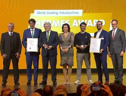 Schaeffler und Btry freuen sich 2026 über die Auszeichnung mit dem Hermes Award bzw. Hermes Startup Award 2026