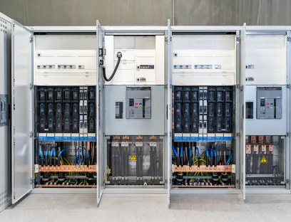 Im neuen Logistikzentrum von  bei Group7 sorgt die Energieverteilung für eine durchgängige Anlagenverfügbarkeit durch intelligente Schalt- und Schutzgeräte