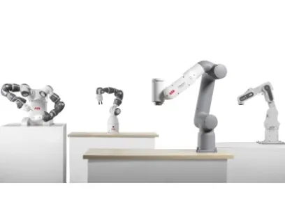 Die neuen Cobot-Familien Gofa und Swifti ergänzen das bisherige Cobot-Angebot von ABB, bestehend aus dem Zweiarm-Roboter Yumi und der einarmigen Yumi-Variante, Bild: ABB Die neuen Cobot-Familien Gofa und Swifti ergänzen das bisherige Cobot-Angebot von ABB, bestehend aus dem Zweiarm-Roboter Yumi und der einarmigen Yumi-Variante