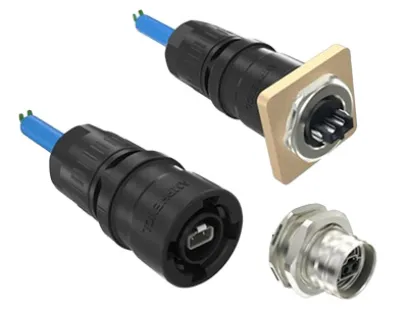 SPE-Steckverbinder ermöglichen einen wirtschaftlichen Weg ins Industrial Internet of Things (IIoT), Bild: Amphenol Amphenol SPE Steckverbinder