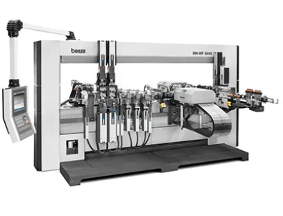 Die Hairpin-Produktionsmaschine „BM-HP 3000" verbindet Prozesse mit Flexibilität, Anpassungsfähigkeit und Produktivität, Bild: B&R Die neue Hairpin-Produktionsmaschine BM-HP 3000 verbindet bewährte Prozesse mit höchster Flexibilität, Anpassungsfähigkeit und Produktivität.