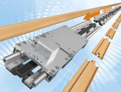 Dank des neuen, schmiermittelfreien Drylin Endless Gear Linearmoduls lassen sich Verfahrwege ganz einfach und günstig per Steckprinzip verlängern, ähnlich wie bei einer Holzeisenbahn, Bild: Igus Dank des neuen, schmiermittelfreien Drylin Endless Gear Linearmoduls lassen sich Verfahrwege ganz einfach und günstig per Steckprinzip verlängern, ähnlich wie bei einer Holzeisenbahn
