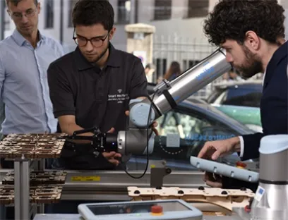 Die Smart Mini Factory dient der Forschung für die Industrie 4.0, Bild: Freie Universität Bozen Smart Mini Factory: Forschung für die Industrie 4.0