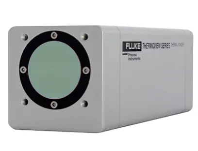 Die Baureihe „ThermoView TV30“ umfasst eine autarke Wärmebildkamera mit Onboard-Analytik, automatischen Alarmen und integriertem Webbrowser sowie eine GigE-PC-Version zur Vollintegration in Analyseanwendungen, Bild: Fluke Process Instruments „ThermoView TV30“ Wärmebildkamera mit Onboard-Analytik