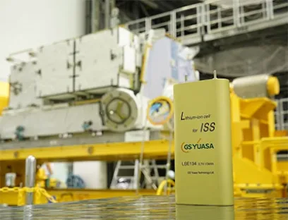 Batteriezellen für die Raumfahrt, Bild: GS Yuasa Batteriezellen für die Raumfahrt