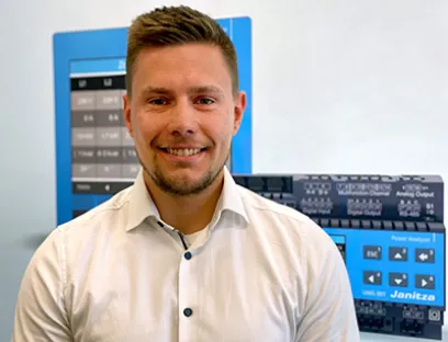 Patrick Steiß, Umwelt- und Energiemanager bei Janitza, im exklusiven Interview, Bild: Susanne Woggon, EAD-portal.de Patrick Steiß, Umwelt- und Energiemanager bei Janitza