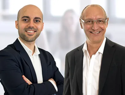 Neues Führungsteam in der Schweiz: Mehmet-Ali Sönmez (links) und Urs Bürge (rechts), Bild: KEB Automation Schweiz Mehmet-Ali Sönmez und Urs Bürge, KEB Automation Schweiz