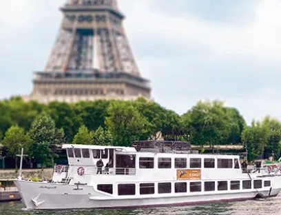 Das vollelektrische Schiff Mistinguett wird an der Eröffnung der Olympischen Spiele teilnehmen, Bild: KEB Automation Das vollelektrische Schiff Mistinguett wird an der Eröffnung der Olympischen Spiele teilnehmen.
