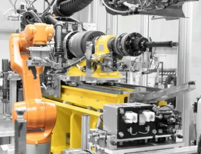 Driveline mit adaptierter Abtriebswelle