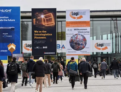 Die Logimat 2024 bietet vier Expertenforen über die Wandelbarkeit der Intralogistik, Bild: Euroexpo Logimat 2024