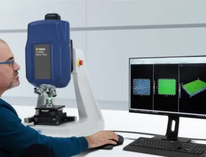Die neuen optische 3D-Oberflächenmessgeräte Top-Map Micro-View und Micro-View+ prüfen feinste Oberflächendetails wie Rauheit, Textur und Mikrostrukturen mit einer Auflösung im Nanometerbereich, Bild: Polytec Die neuen optische 3D-Oberflächenmessgeräte Top-Map Micro-View und Micro-View+ von Polytec