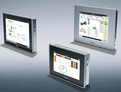 Bedienterminal PMI 6 Primo mit SPS-, Motion- und CNC-Funktionalität, Bild: Pilz Bedienterminal PMI 6 Primo mit Steuerungs-, Motion- und CNC-Funktion