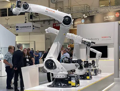 Aufgrund der starken Ergebnisse für Januar und Februar 2023 korrigiert der ZVEI seine Prognose für 2023 nach oben, Bild: EAD-portal.de / Susanne Woggon Robotik