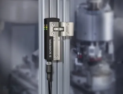 Die Sicherheitszuhaltung AZM40 verfügt über eine Zuhaltekraft von 2.000 Newton