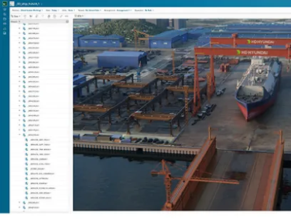 Cloudbasierte Software „Teamcenter X“ von Siemens im Einsatz bei HD Hyundai, Bild: Nvidia Cloudbasierte Software „Teamcenter X“ von Siemens im Einsatz bei HD Hyundai