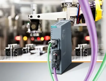 Siemens erweitert sein Portfolio an Industrie-Routern mit dem Scalance M804PB. Dieser ermöglicht den Anschluss von Maschinen und Anlagen (zum Beispiel mit Simatic S7-300/S7-400) über Profibus/MPI an Ethernet-Netzwerke, Bild: Siemens Siemens erweitert sein Portfolio an Industrie-Routern mit dem Scalance M804PB