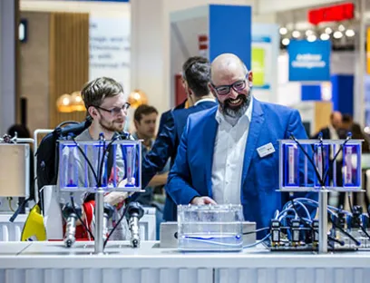 Mesago launcht neues Karriereportal für freie Jobs im Automatisierungsbereich, Bild: Mesago Messe Frankfurt / Arturo Rivas Messegeschehen auf der SPS 2022