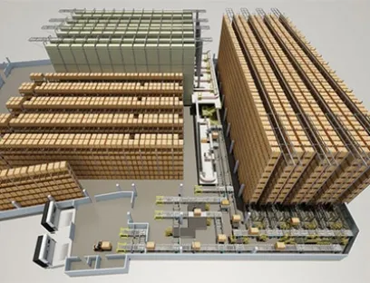 Tiefkühlsystem bei Asko, Bild: TGW Logistics Tiefkühlsystem bei Asko