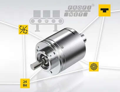 Drehgeber der Baureihen REM und RES verfügen über das neue Profinet-Encoder-Profil 4.2, Bild: Turck Turck Drehgeber