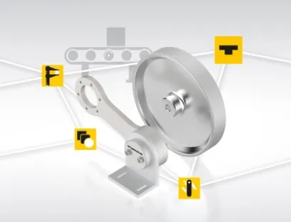 Encoder mit Messradsystemen eignen sich ideal zur Erfassung von Längen und Geschwindigkeiten - auch zur Nachrüstung, Bild: Turck Encoder mit Messradsystemen eignen sich ideal zur Erfassung von Längen und Geschwindigkeiten - auch zur Nachrüstung