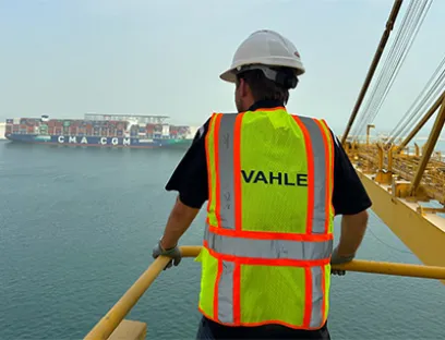 Vahle wurde von der CMA CGM-Gruppe als Partner für die Terminalautomatisierung ausgewählt, Bild: Vahle Vahle wurde von der CMA CGM-Gruppe als Partner für die Terminalautomatisierung ausgewählt