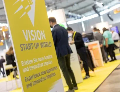 In diesem Jahr haben sich 18 Unternehmen für die Vision-Start-up World angemeldet, Bild: Landesmesse Stuttgart In diesem Jahr haben sich 18 Unternehmen für die Vision-Start-up World angemeldet