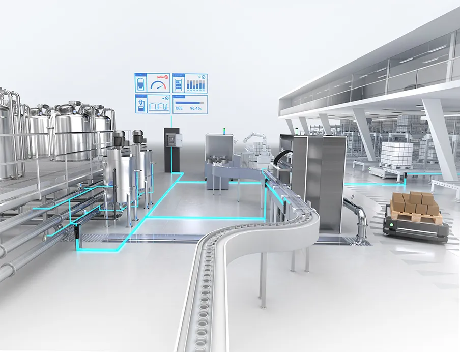 IO-Link ist ein wichtiger Baustein für die Smart Factory. Durch hohe Übertragungsgeschwindigkeiten, Zusatzdaten, vereinfachte Verdrahtung und leichte Integration bietet IO-Link entscheidende Vorteile für Automatisierungsprozesse, Bild: Baumer IO-Link ist ein wichtiger Baustein für die Smart Factory. Durch hohe Übertragungsgeschwindigkeiten, Zusatzdaten, vereinfachte Verdrahtung und leichte Integration bietet IO-Link über einen IO-Link-Master entscheidende Vorteile für Automatisierungsprozesse.